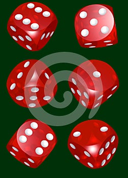 Red dices serie green