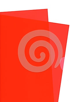 Red document folders