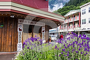 The Red Dog Saloon, placed at Franklin St, Juneau.