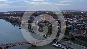 Red Dome of Mainz Aerial view