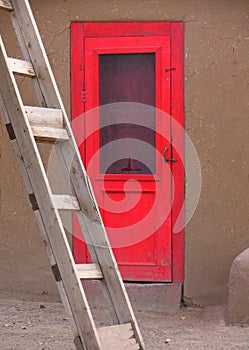 Red door