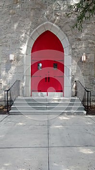 Red Door of the church