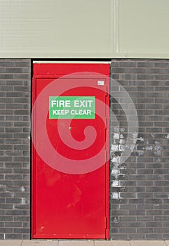 Red Door Fire Exit