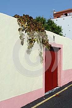 Red door, photo