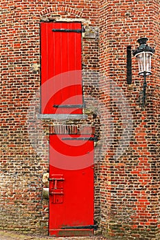 Red doors