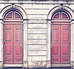 Red doors