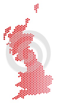 Red Dot Great Britain Map