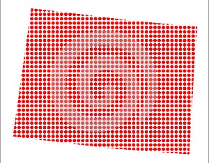 Red Dot Map of Colorado
