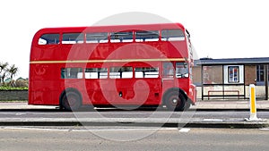 Red double decker bus