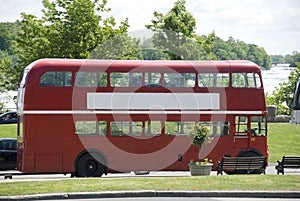 Red double decker bus