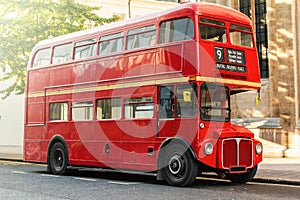 Red Double Decker Bus photo