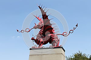 Red Dragon Memorial to 38th (Welsh) Division at Mametz Wood on the Somme