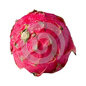 Red Dragonfruit or Pitaya isolated on a white background