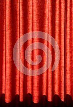 Red drapes