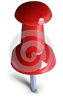 Red Drawing-pin