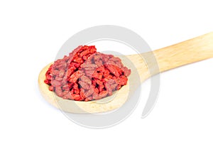 Red dried goji berries  Lycium Barbarum , wolfberry