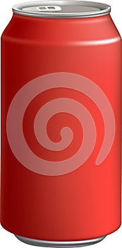 Red drink can