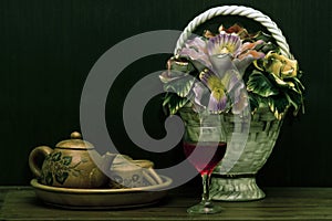 Red Drink on The Table