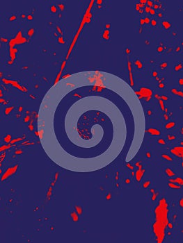 Red shapes on backround