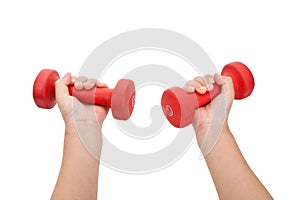 Red Dumbbell