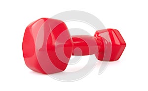 Red dumbbell