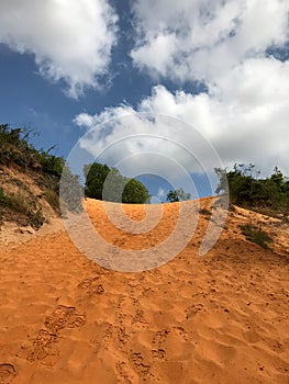 Red dunes of Muine, Vietnam