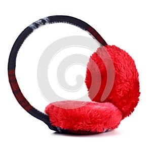 Red earmuff