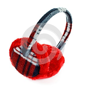 Red earmuff