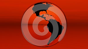 Red earth on horizon