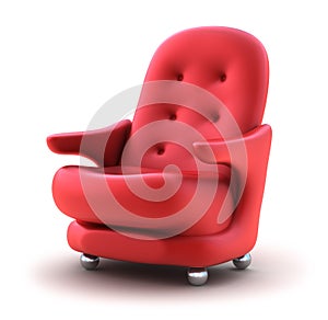 Red Easy chair