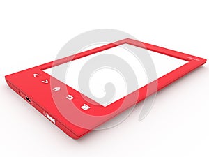 Red Ebook reader