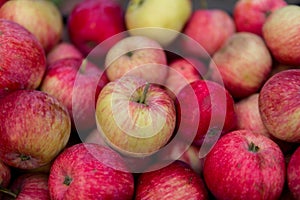 Red ecological apples