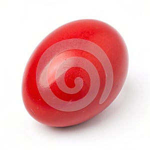 Red Egg-Shaped Object