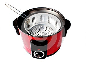 Red Electric Cooker