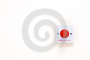 Red Emergency Stop Button
