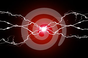 Red Energy Electricity Plasma Power Crackling Fusion photo