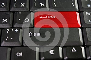 Red Enter key