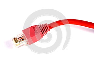 Red Ethernet Cable