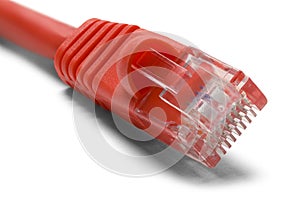 Red Ethernet Cable