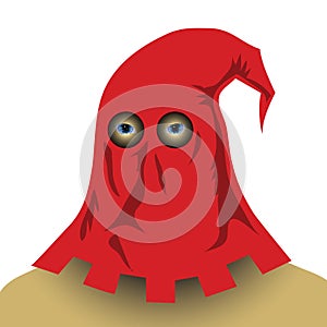 Red executioner mask