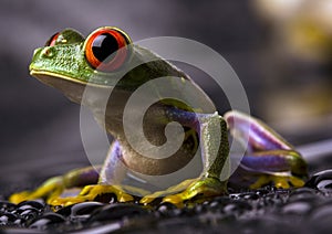 Red eye frog