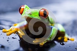 Red eye frog