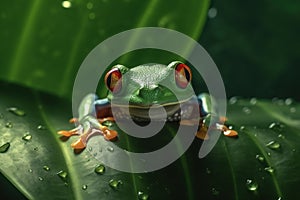 Red-eyed tree frog (Agalychnis callidryas).