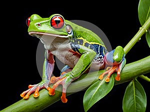 Red-eyed tree frog, Agalychnis callidryas