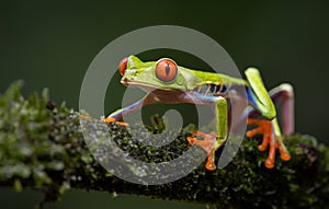 Red-eyed Tree Frog in Costa Rica