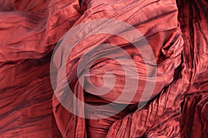 Red fabric