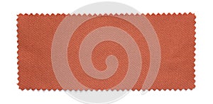 Red fabric swatch samples