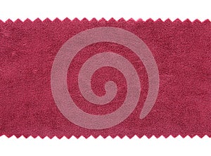 Red fabric swatch samples texture