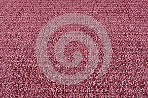 Red fabric texture. Abstract background, empty template.