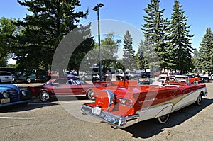 1958 Red Fairlane 500 Convertible